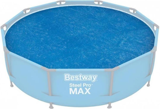 Husă solară rotundă albastră pentru piscină Bestway Flowclear 305 cm 290 cm