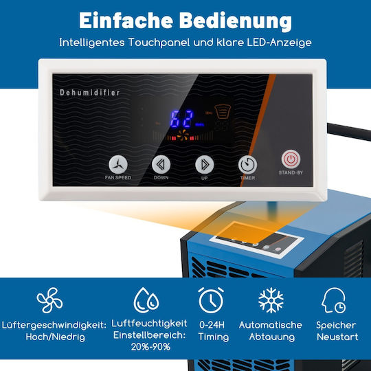 Costway Dezumidificator Electric Industrial 790W