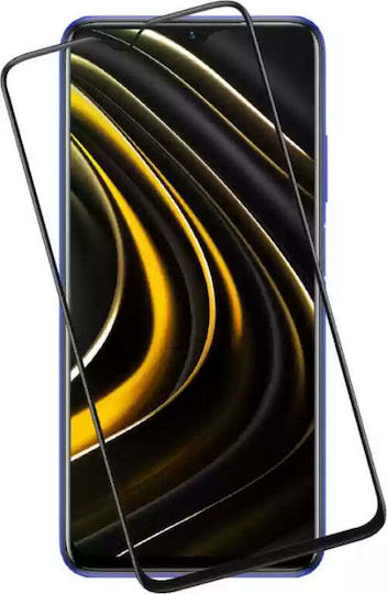 Full Glue Screen Protector Μαύρο (Redmi 14C / Poco C75)