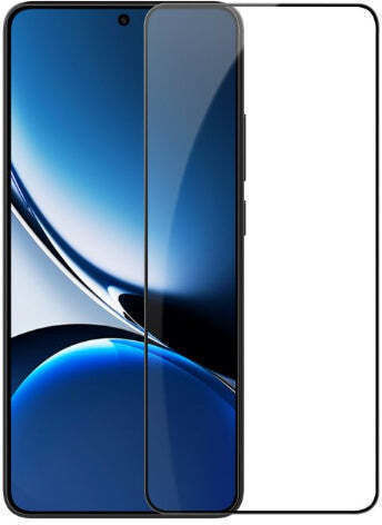 Vollflächig gehärtetes Glas Schwarz (Redmi Note 12 Pro 4G)