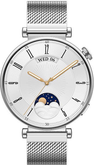 Riversong Glow Smartwatch mit Pulsmesser (Silber)