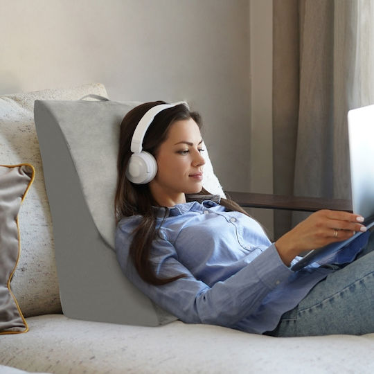 Costway Wedge Neck Pillow 51x32x63cm Grey