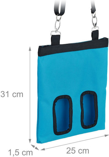 Geantă pentru animale mici Fan Relaxdays albastru negru