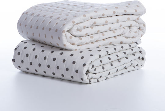 Nef-Nef Homeware Donter Κουβερλί Ημίδιπλο Microfiber Grey 180x240cm
