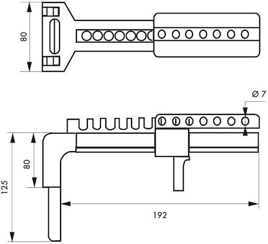 Ventilschutzschild 1/4 Drehung Thirard 00091184