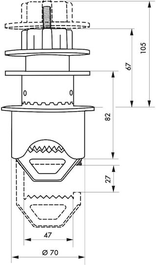 Ventilabsperrung Thirard 00091198