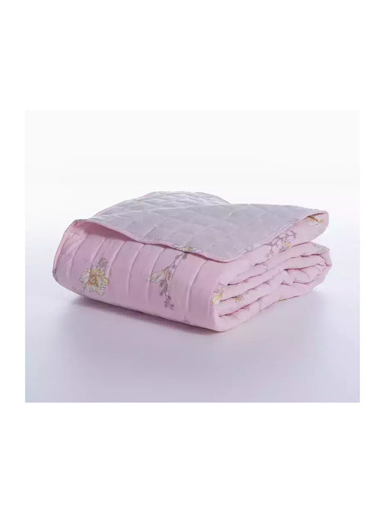 Nef-Nef Homeware Irida Cuvertură Extra-dublu Microfibra Roz 230x240cm