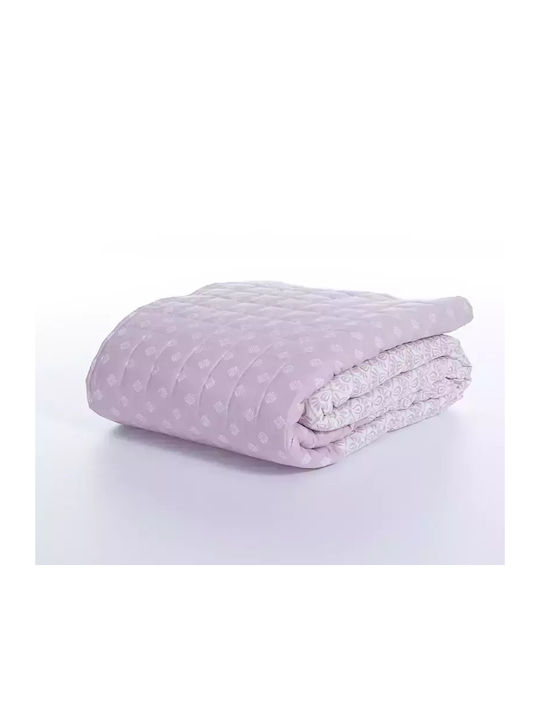 Nef-Nef Homeware Keylan Coverlet Semi-double Microfiber Mauve 180x240cm