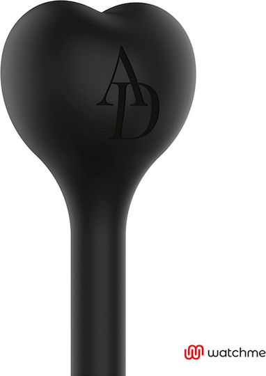 WatchMe Mini Δονητής Egg με Απομακρυσμένο Έλεγχο 7cm Μαύρος