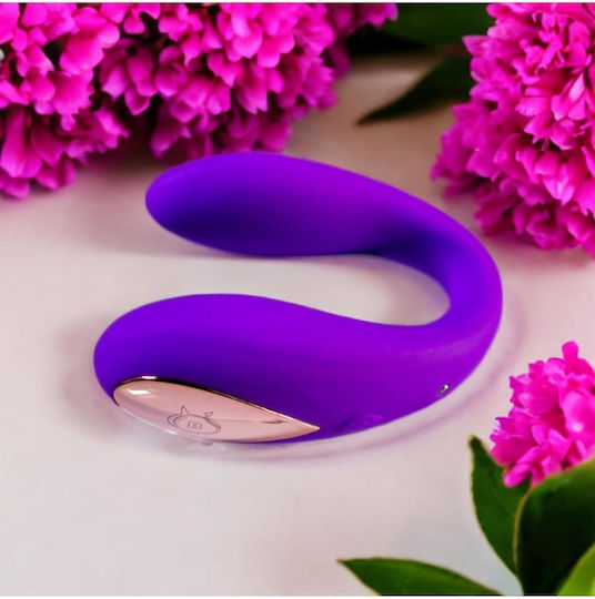 Vibrator for Couples with Remote Control Purple