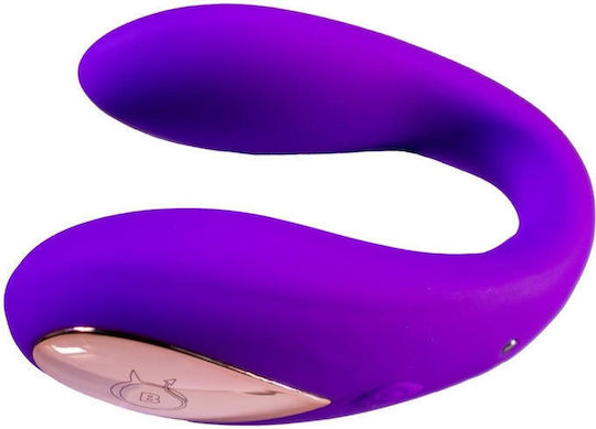 Vibrator for Couples with Remote Control Purple