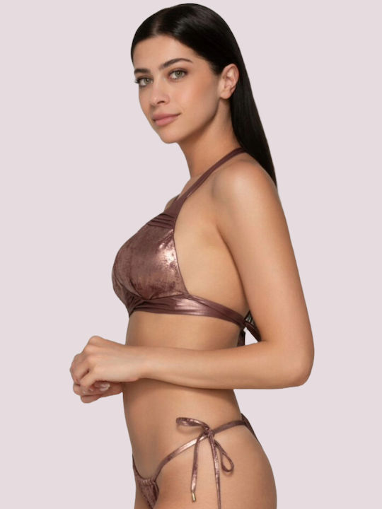 Bikini Triunghi Cu burete Bronz