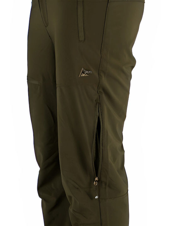Apu Bărbați Lung Pantaloni de drumeție Khaki