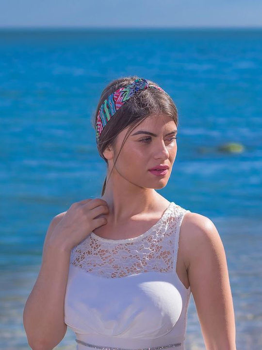 Kalfas Luxury Silk Γυναικείο Μεταξωτό Φουλάρι Πολύχρωμο