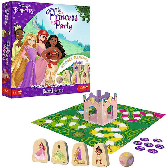 Board Game Princess Party for 2-4 Players 3+ Years Old (EN) Disney