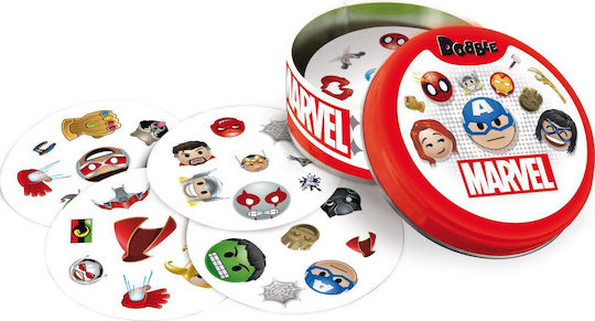 Επιτραπέζιο Παιχνίδι Dobble Marvel Emoji για 2-8 Παίκτες 6+ Ετών (EN) Rebel Games