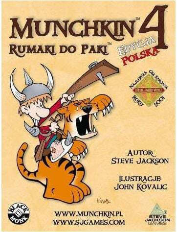 Разширение на играта Munchkin 4 - Rumaki do paki за 3-6 играчи 10+ години (EN)