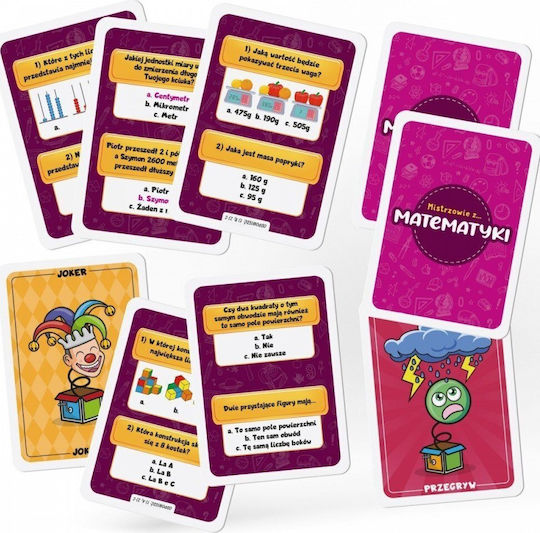 Board Game Math Mastery: Interactive Learning Game for Children for 2-4 Players 6+ Years Old (PL) Lisciani Giochi