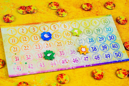 Board Game Holi Festival of Colors (PL) for 2-4 Players 13+ Years Old (PL) Muduko