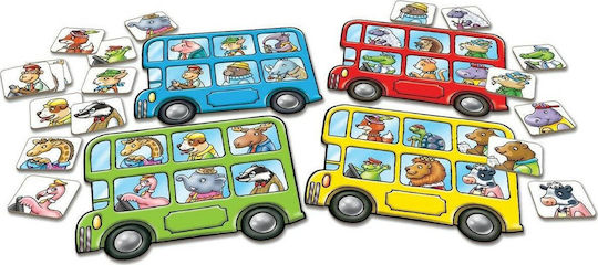 Board Game Little Bus Lotto for 2-4 Players 3+ Years Old (FR) Orchard