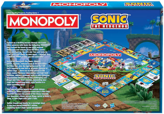 Επιτραπέζιο Παιχνίδι Sonic για 2-6 Παίκτες 8+ Ετών (EN) Winning Moves