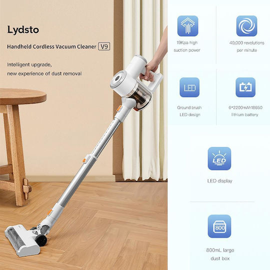 Xiaomi Lydsto V9 Wiederaufladbar 2-in-1 Staubsauger Stick & Handgerät 25.2V Weiß