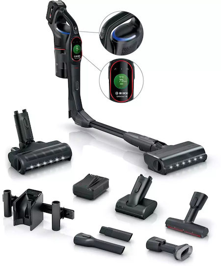 Bosch Unlimited 10 ProPower Επαναφορτιζόμενη Σκούπα 2 σε 1 Stick & Χειρός 18V Μαύρη