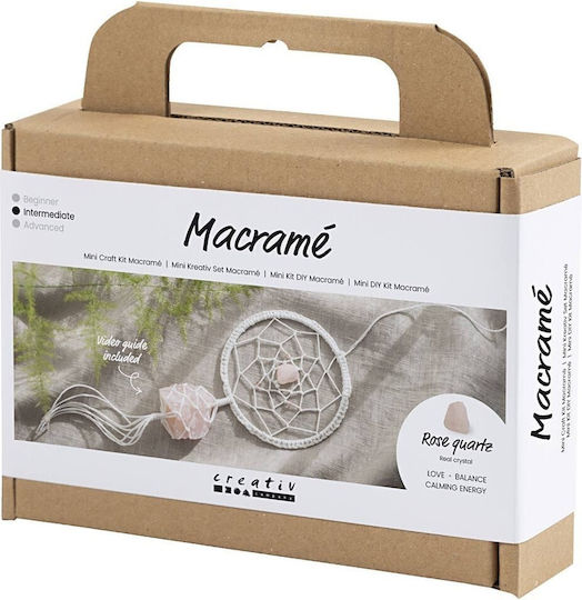 Craft Children's Craft Macramé - Dreamcatcher W/ Rose Quartz Crystal