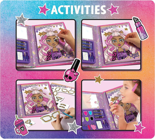 Skizzenbuch Monster High Mehrfarbig