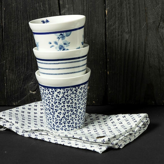 Laura Ashley Blueprint Becher Keramik Blau 270ml