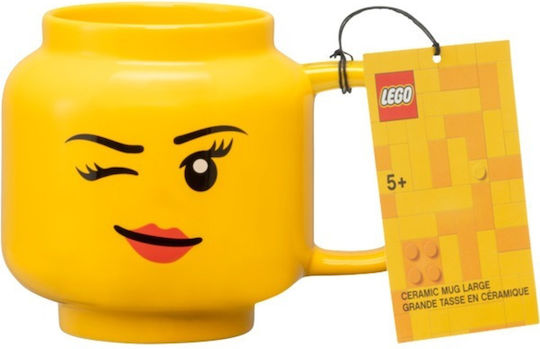 LEGO Winky Cană Ceramică În Diverse Modele Galbenă (Diverse Designuri)