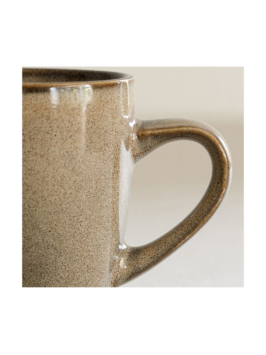 Dutch Rose Cană Ceramică Maro 250ml