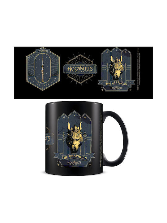 Harry Potter Hogwarts Κούπα Κεραμική Μαύρη