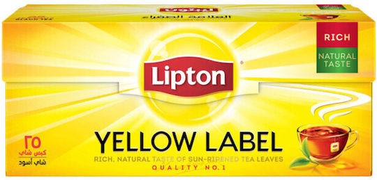 Lipton Μαύρο Τσάι Label 25 Φακελάκια 2gr