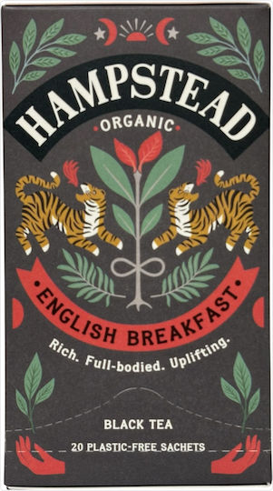 The Hampstead Tea Μαύρο Τσάι Βιολογικό Προϊόν English Breakfast 20 Φακελάκια