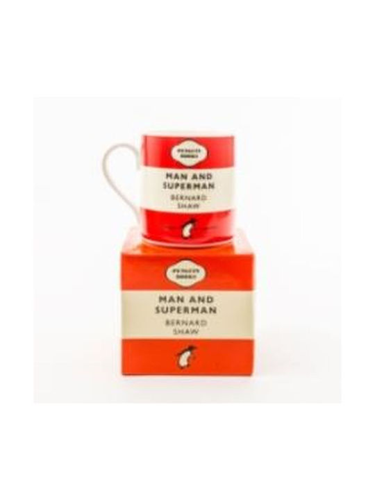 Penguin Becher aus Porzellan Rot