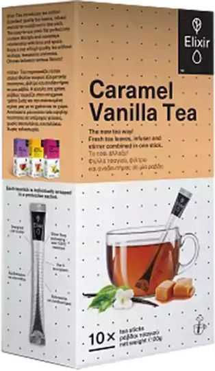Elixir Черен Чай Caramel Vanilla 10 Чанти 20гр 1бр