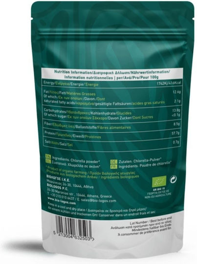 Pulbere Bio-Logos Chlorella Bio 100g