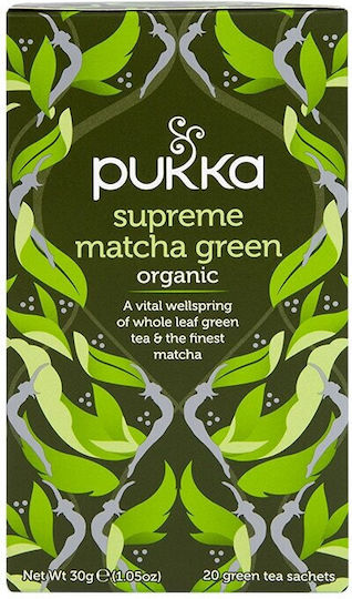 Pukka Matcha Ceai Supreme Green 20 Pungi 30gr 1buc