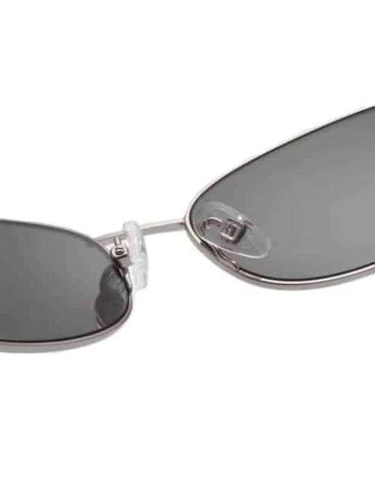A.Kjaerbede Unisex Sunglasses with Silver Metal Frame and Silver Mirror Lens