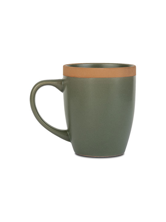 Nava Athena Κούπα Κεραμική Πράσινη 380ml