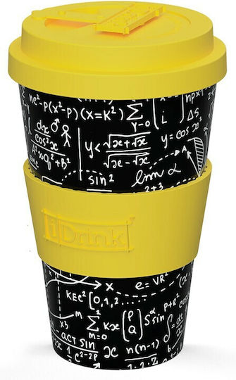 iDrink Math R-PET Becher Kunststoff mit Deckel Mehrfarbig 435ml iDrink Math R-PET Becher Kunststoff mit Deckel Mehrfarbig 435ml