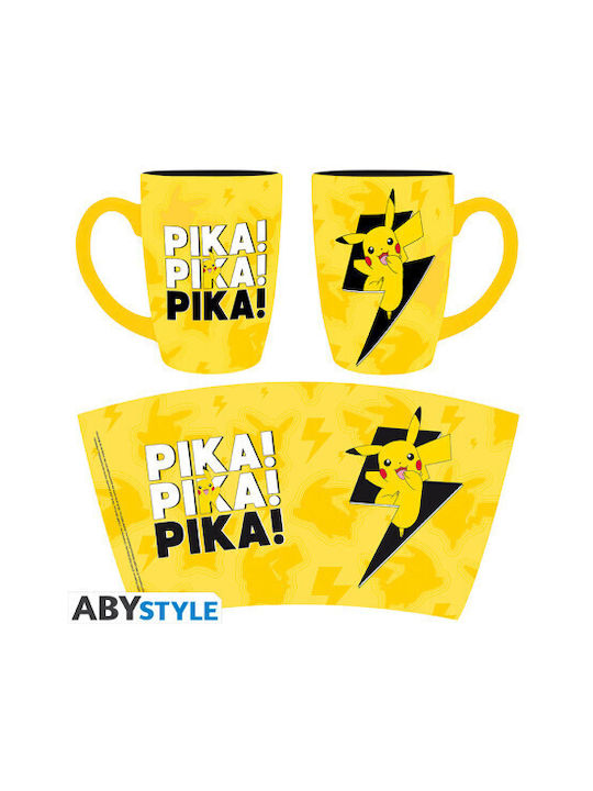 Abysse Pikachu Becher Keramik Mehrfarbig 400ml