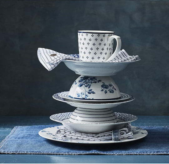 Laura Ashley Κούπα Κεραμική Μπλε