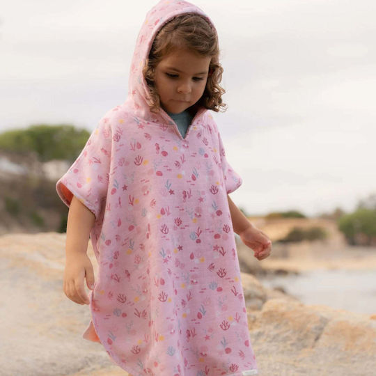 Little Dutch Kid's Poncho Ocean Treasures Multi-colour