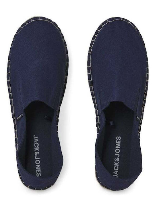 Fabric Men's Espadrilles in Blue Color