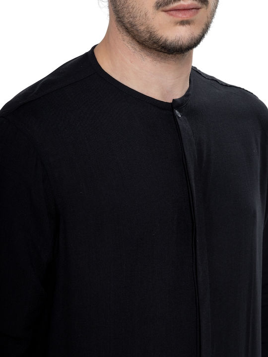 Langärmlig Hemd Black
