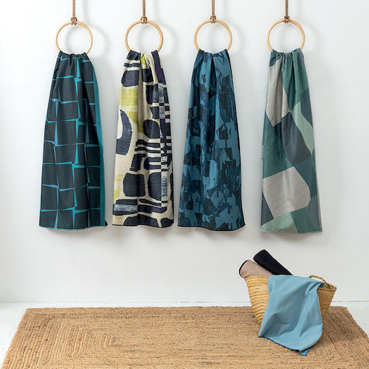 Palamaiki Microfiber Body Towel 200gr/m² Green 160x90cm