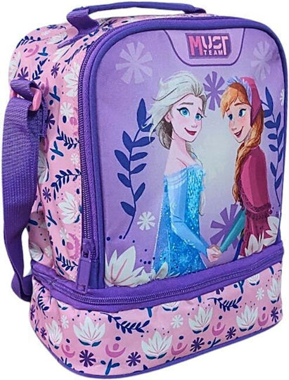 Must Team Frozen School Insulated Lunch Bag 7L Purple 22x16x22cm
