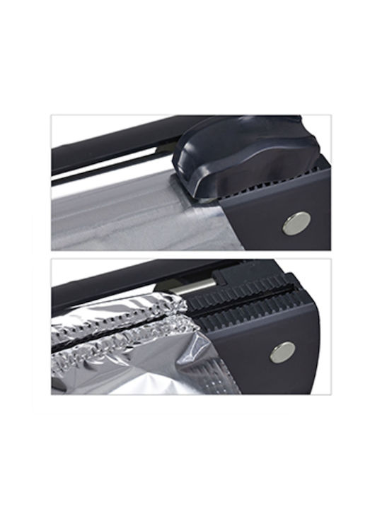 Relaxdays Rollenspender Schwarz 8cm